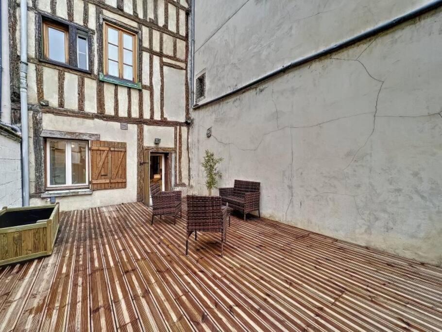 *Jaures* Hyper Centre / Terrasse Apartment Troyes Bagian luar foto